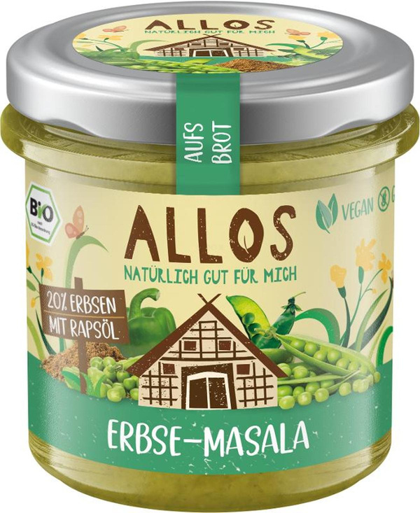 Produktfoto zu aufïs Brot Erbse Masala