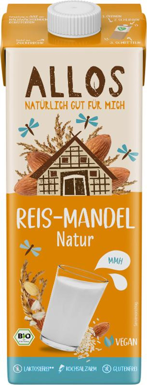 Produktfoto zu Reis-Mandel Drink 1L