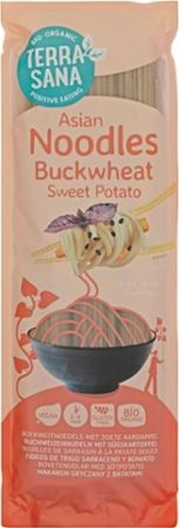 Produktfoto zu Buchweizennudeln mit Süßkartoffel 250g