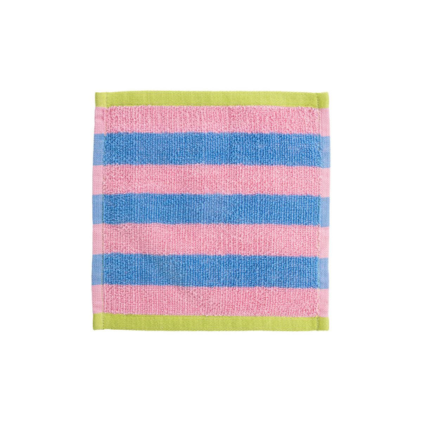 Produktfoto zu Frottee Abwaschtuch blau-rosa