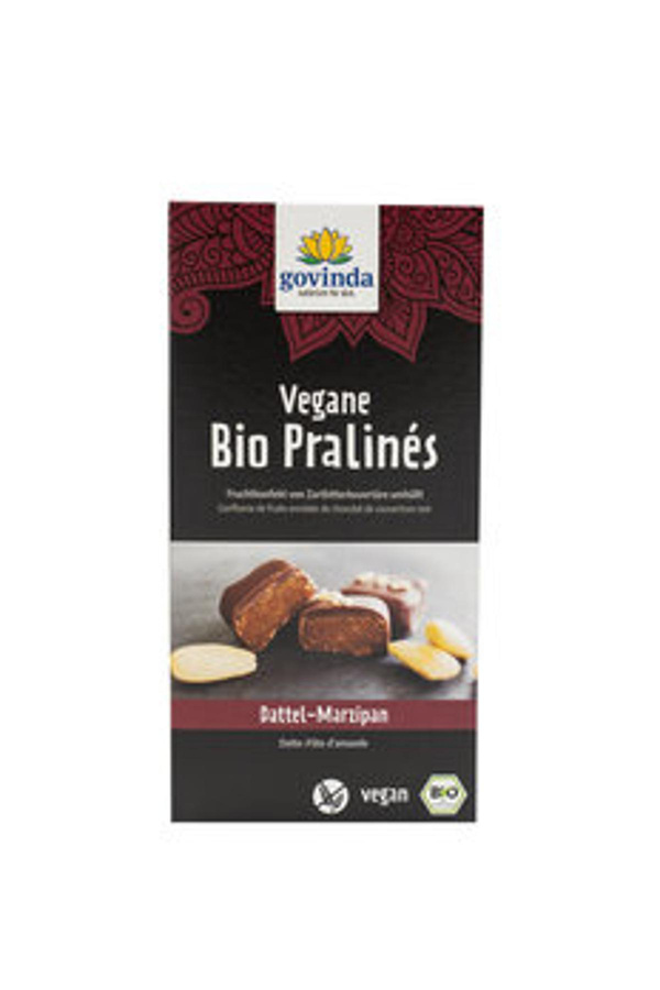 Produktfoto zu Vegane Pralinen Dattel Marzipan