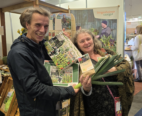 Grünland der Bioladen auf Messebesuch bei der Bio-Nord in Hamburg