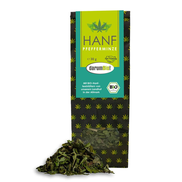Produktfoto zu Hanftee Pfefferminze 30g