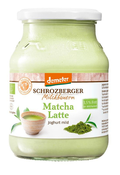 Produktfoto zu Joghurt mild Matcha Latte, 3,5%, Demeter