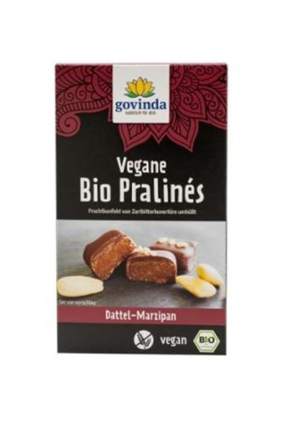Produktfoto zu Vegane Pralinen Dattel Marzipan