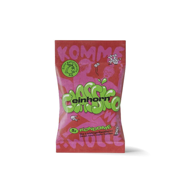 Produktfoto zu einhorn Kondome 3er classico