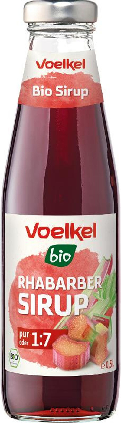 Produktfoto zu BioSirup Rhabarber 500ml