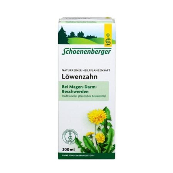 Produktfoto zu Löwenzahn-Heilpflanzensaft 200ml