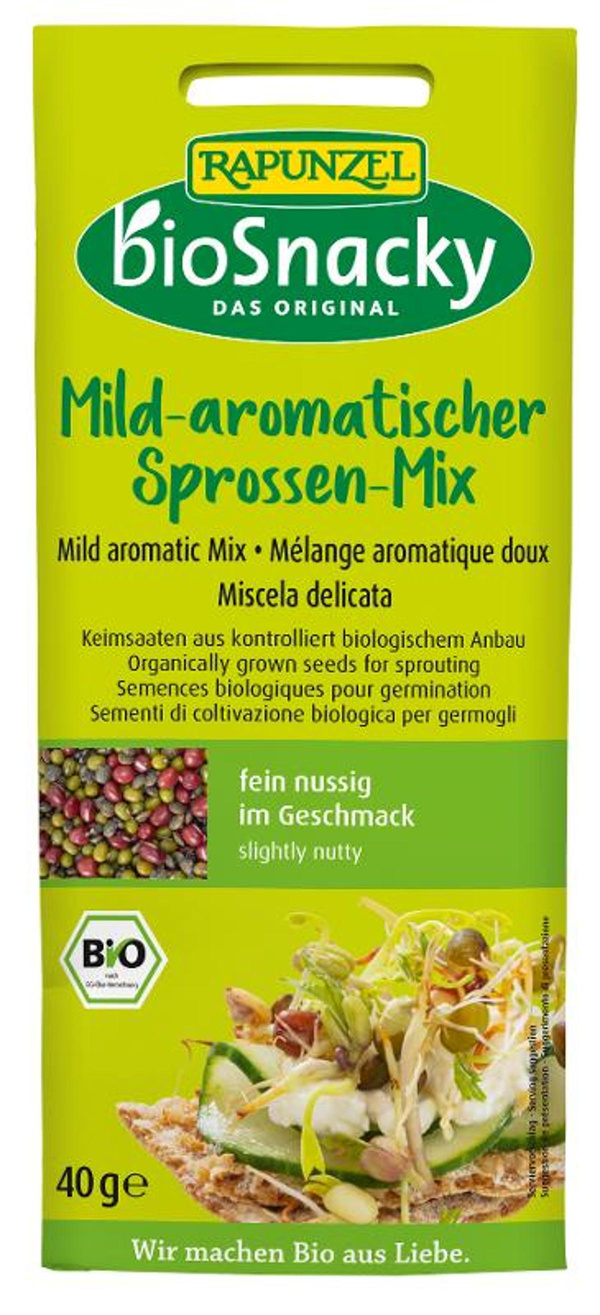 Produktfoto zu Keimsaat Mild-aromatischer Sprossen-Mix bioSnacky