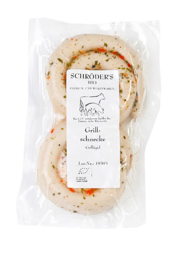 Produktfoto zu Grillschnecke Geflügel ca250g