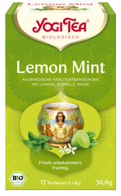 Produktfoto zu YOGI TEA Lemon Mint (Btl je 1,8 g) 30,6g
