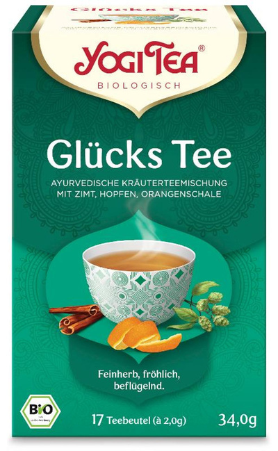 Produktfoto zu YOGI TEA Glücks Tee (Btl je 1,8 g) 34g