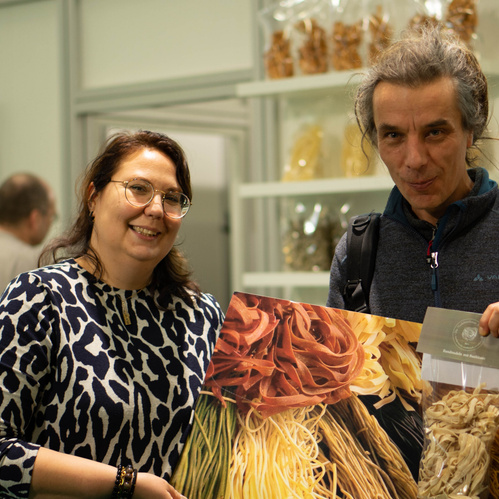 Julia Wendenkampf von Nudelwerkstatt Magdeburg mit Felix