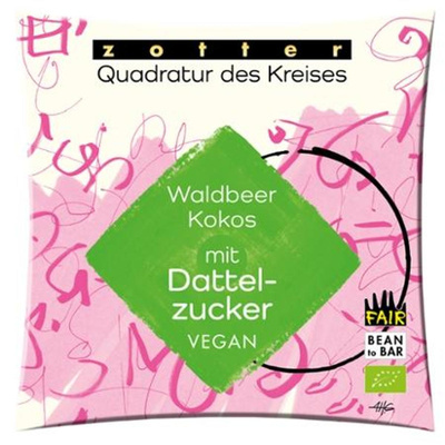 Produktfoto zu Quadratur des Kreises - Waldbeer Kokos mit Dattelzucker