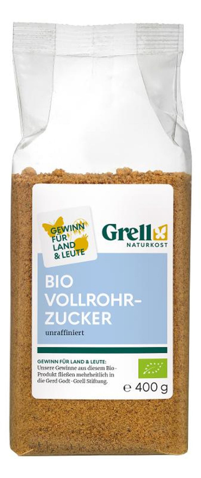 Produktfoto zu Vollrohrzucker unraffiniert 400g