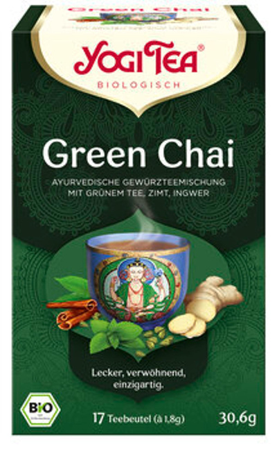 Produktfoto zu YOGI TEA Green Chai (Btl … 1,8 g)
