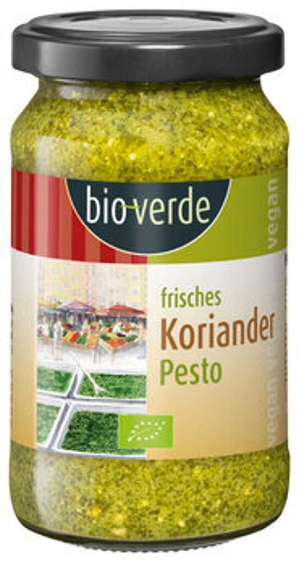 Produktfoto zu Frisches Pesto Koriander mit Ingwer 165g