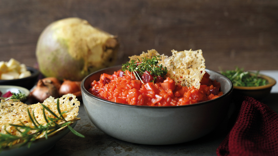 Rezeptbild für Herbstliches  Rüben-Risotto