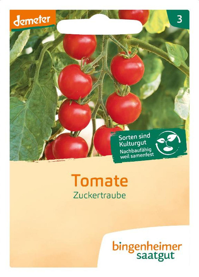 Produktfoto zu Saatgut Tomate Zuckertraube