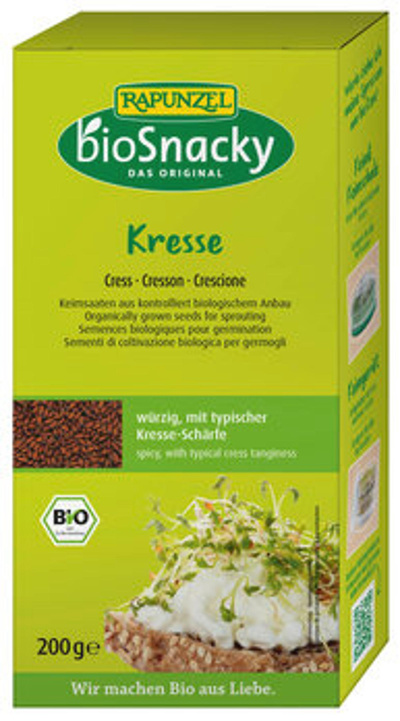 Produktfoto zu Keimsaat Kresse bioSnacky 200g