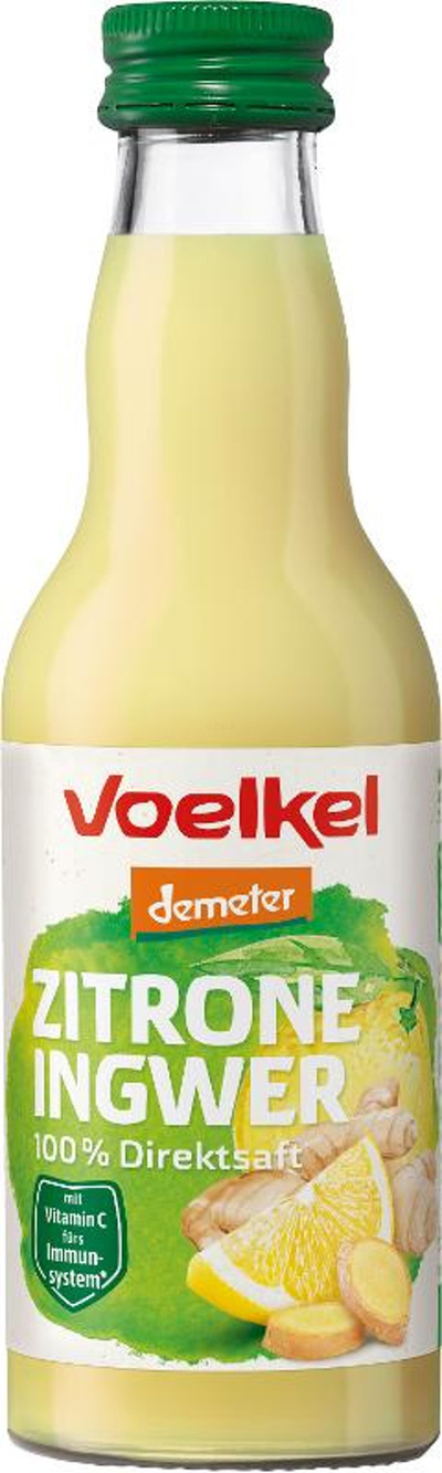 Produktfoto zu Zitrone Ingwer Saft 0,2l