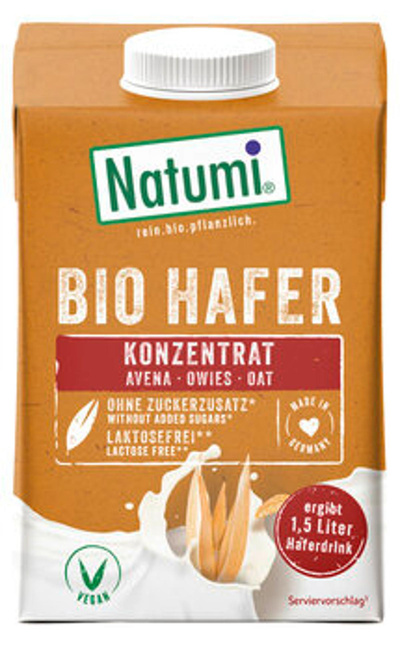 Produktfoto zu Haferdrink Konzentrat ohne Zuckerzusatz