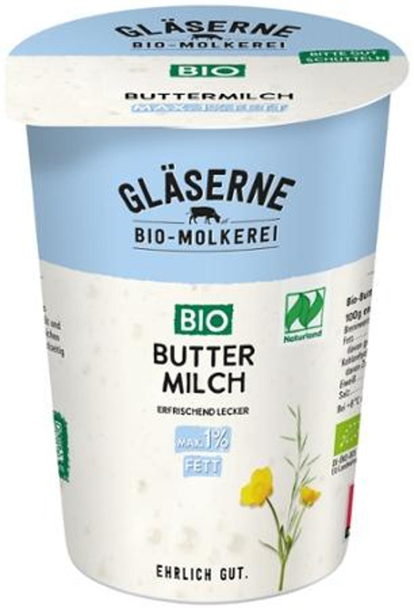 Produktfoto zu Buttermilch 1% ,500g Becher