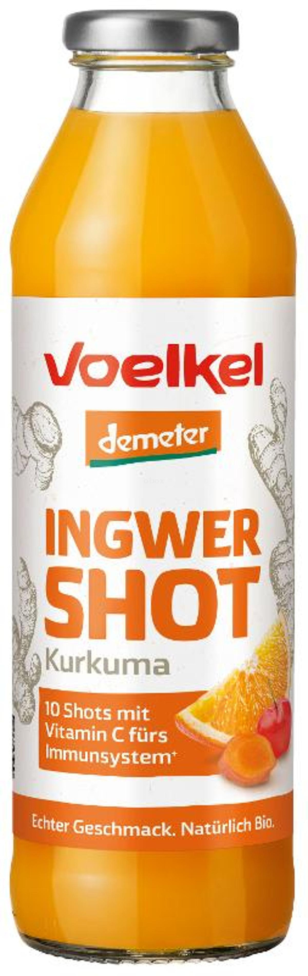 Produktfoto zu Ingwer Shot - Kurkuma 0,5l