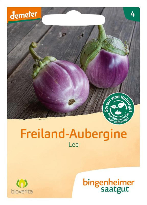 Produktfoto zu Saatgut Freiland-Aubergine Lea