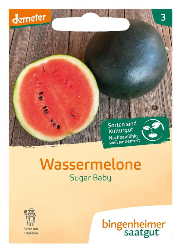 Produktfoto zu Saatgut Wassermelone Sugar Baby