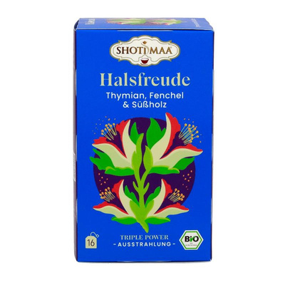 Produktfoto zu Halsfreude - Thymian, Fenchel & Süßholz Gewürztee