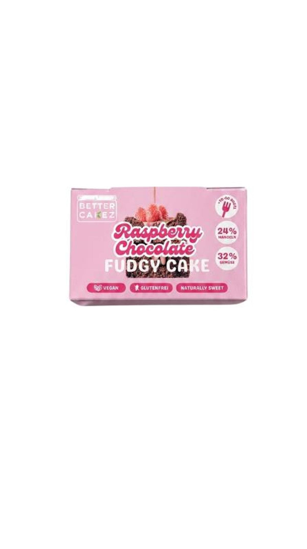 Produktfoto zu Raspberry Choc. Fudgy Cake