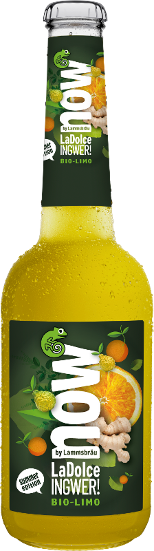 Produktfoto zu now La Dolce Ingwer - Limo, mit Orangensaft 0,33l