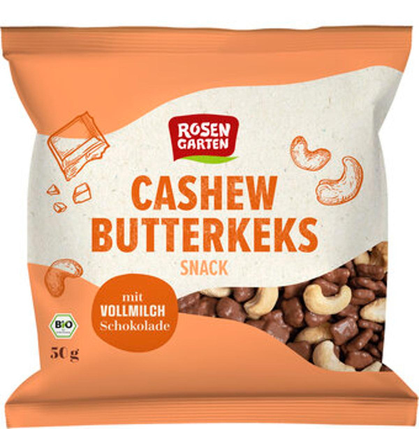 Produktfoto zu Cashew-Butterkeks Snack-Mix