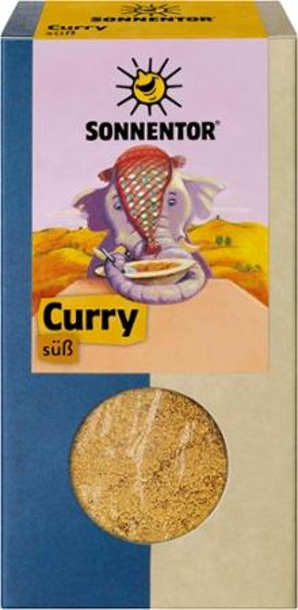 Produktfoto zu Curry süß, gemahlen bio 35g