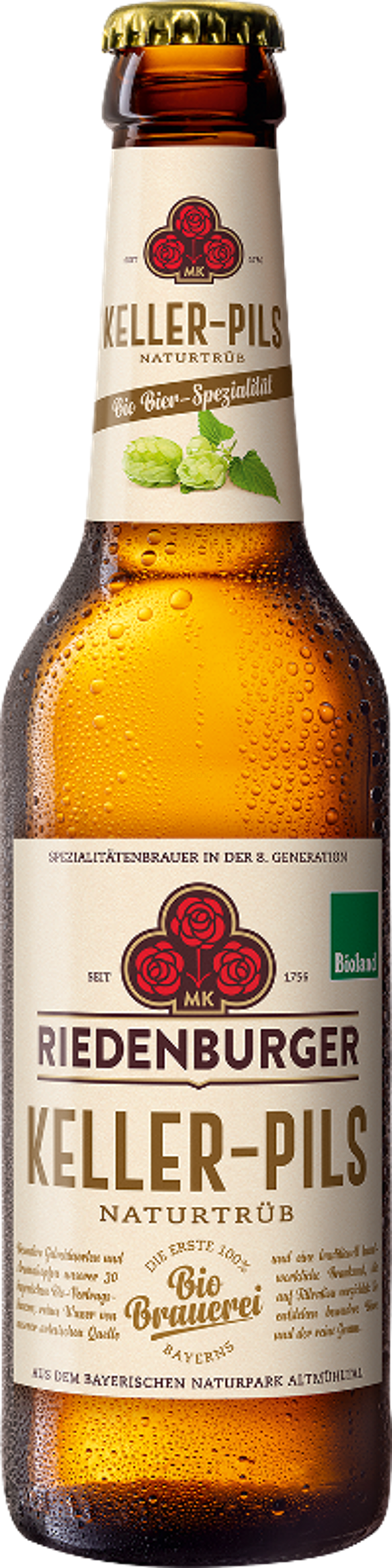 Produktfoto zu Riedenburger Keller Pils0,33l