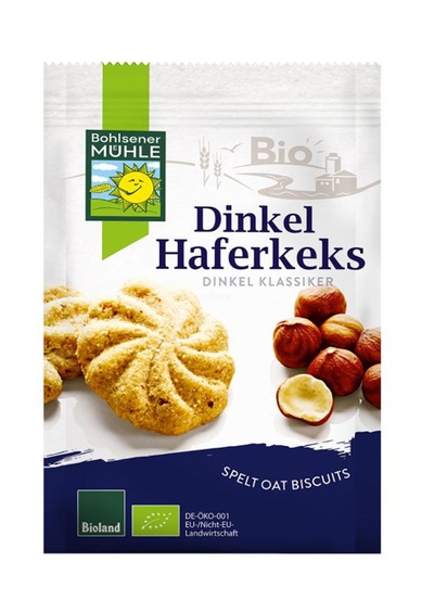 Produktfoto zu Dinkel Haferkeks 125g