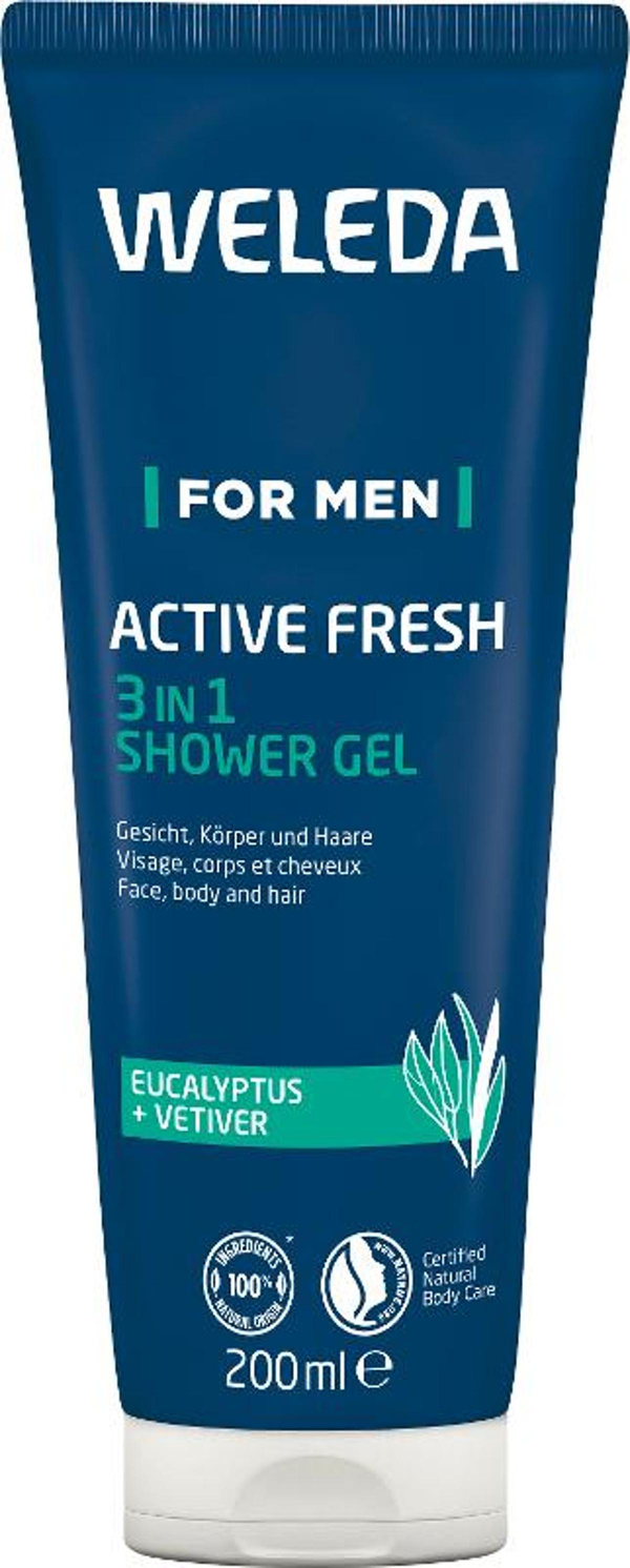 Produktfoto zu For Men Active Fresh 3in1 Shower Gel 200 ml