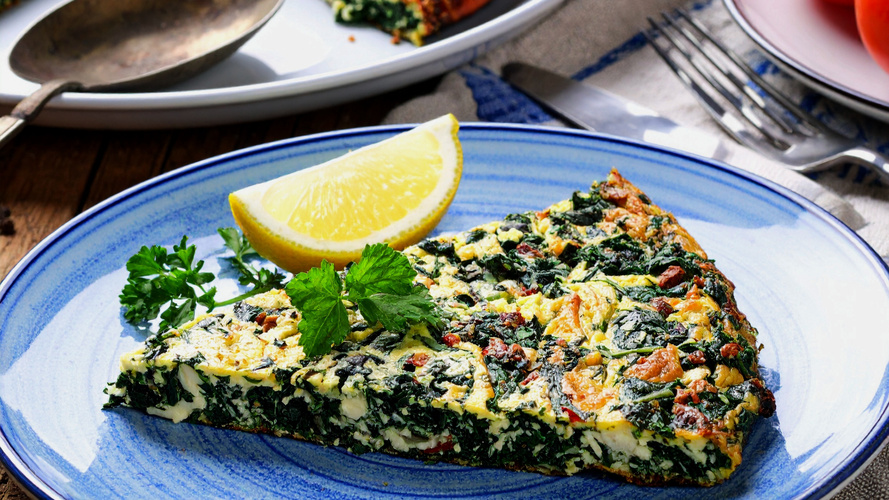 Rezeptbild für Kräuteromelette nach persischer Art