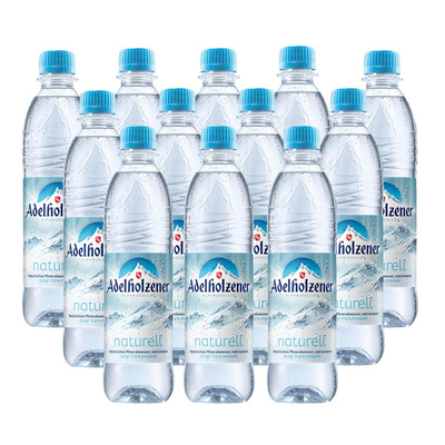 Produktfoto zu 12x Adelholzener naturell (PET) 0,5l