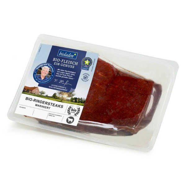 Produktfoto zu Rindersteak, mariniert 2 Stück ca 360g