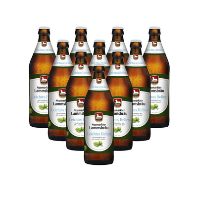 Produktfoto zu Lammsbräu Leichtes Helles Kiste 10x0,5l