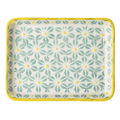 Produktfoto zu Seifenschale Retro blau-gelb