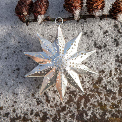 Produktfoto zu Faltstern mit Muster 11cm