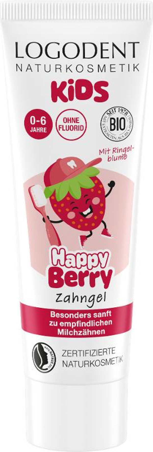 Produktfoto zu Zahngel Kids Erdbeer 50ml