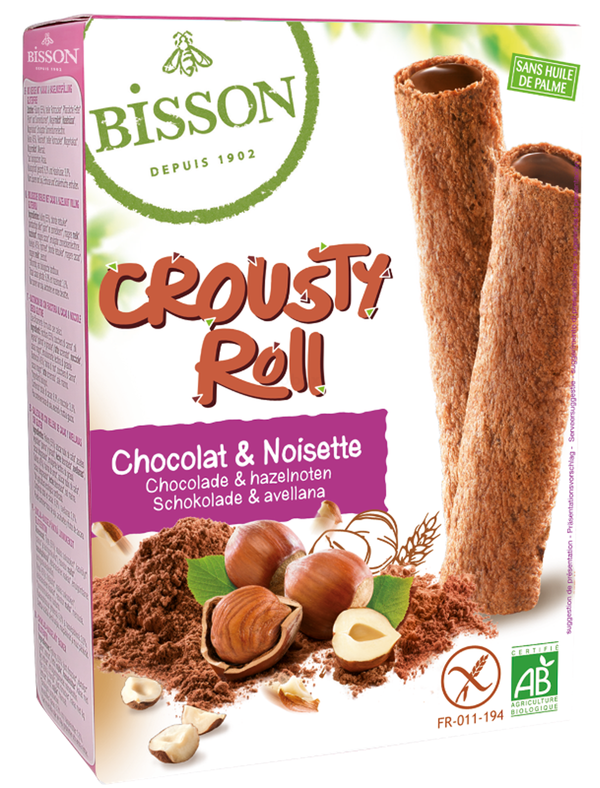 Produktfoto zu Crousty Roll - Keksrolle mit Schokolade & Noisette