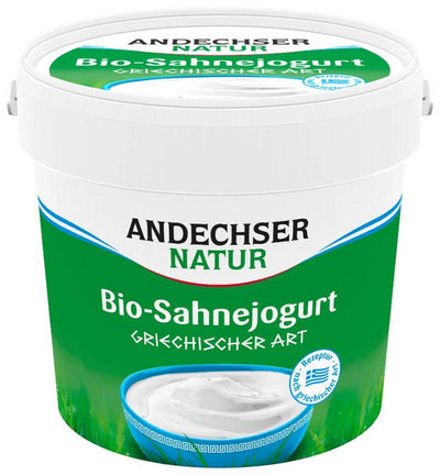 Produktfoto zu Sahnejoghurt griechischer Art, 10% (1kg Eimer)