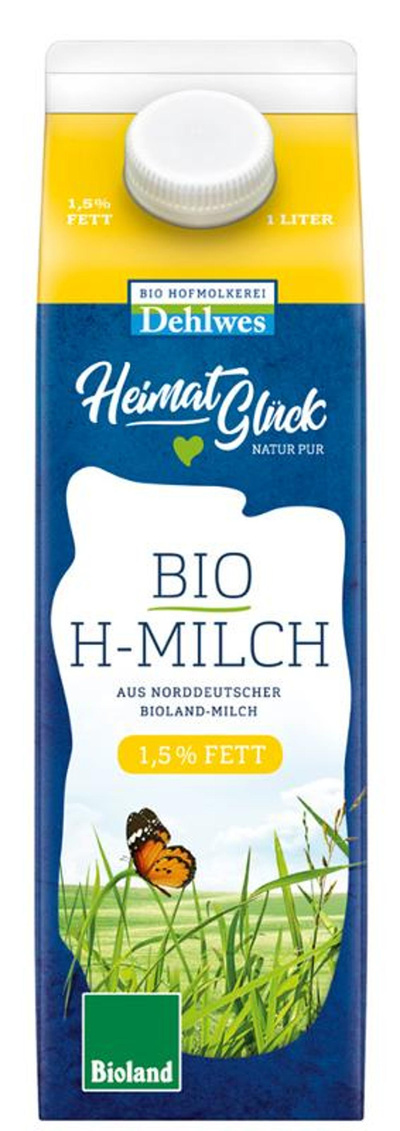 Produktfoto zu fettarme H-Milch 1,5 %,1L