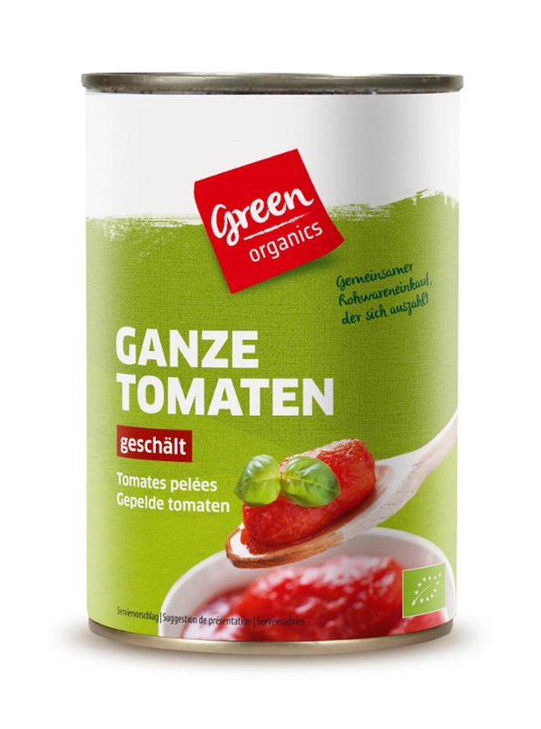 Produktfoto zu green Tomaten geschält (Dose) 400g