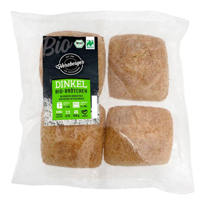 Produktfoto zu Dinkelbrötchen (4er Beutel Aufbackware) 340g
